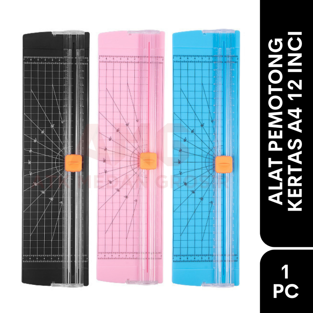 

ALAT PEMOTONG KERTAS | PAPER TRIMMER A4 | PAPER CUTTER 12 INCI