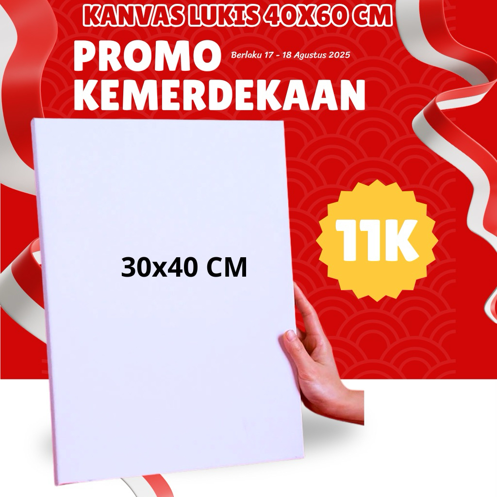

kanvas lukis 30 x 40 cm canvas lukis premium