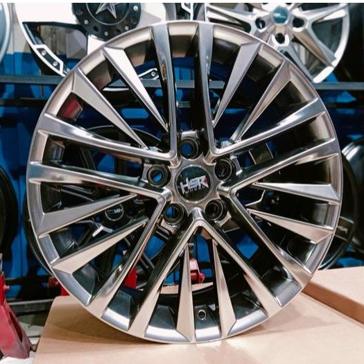 VELG MOBIL BARU HSR LONDON R17 PCD 5X114,3 CAMRY , INNOVA , WARNA HYPER BLACK