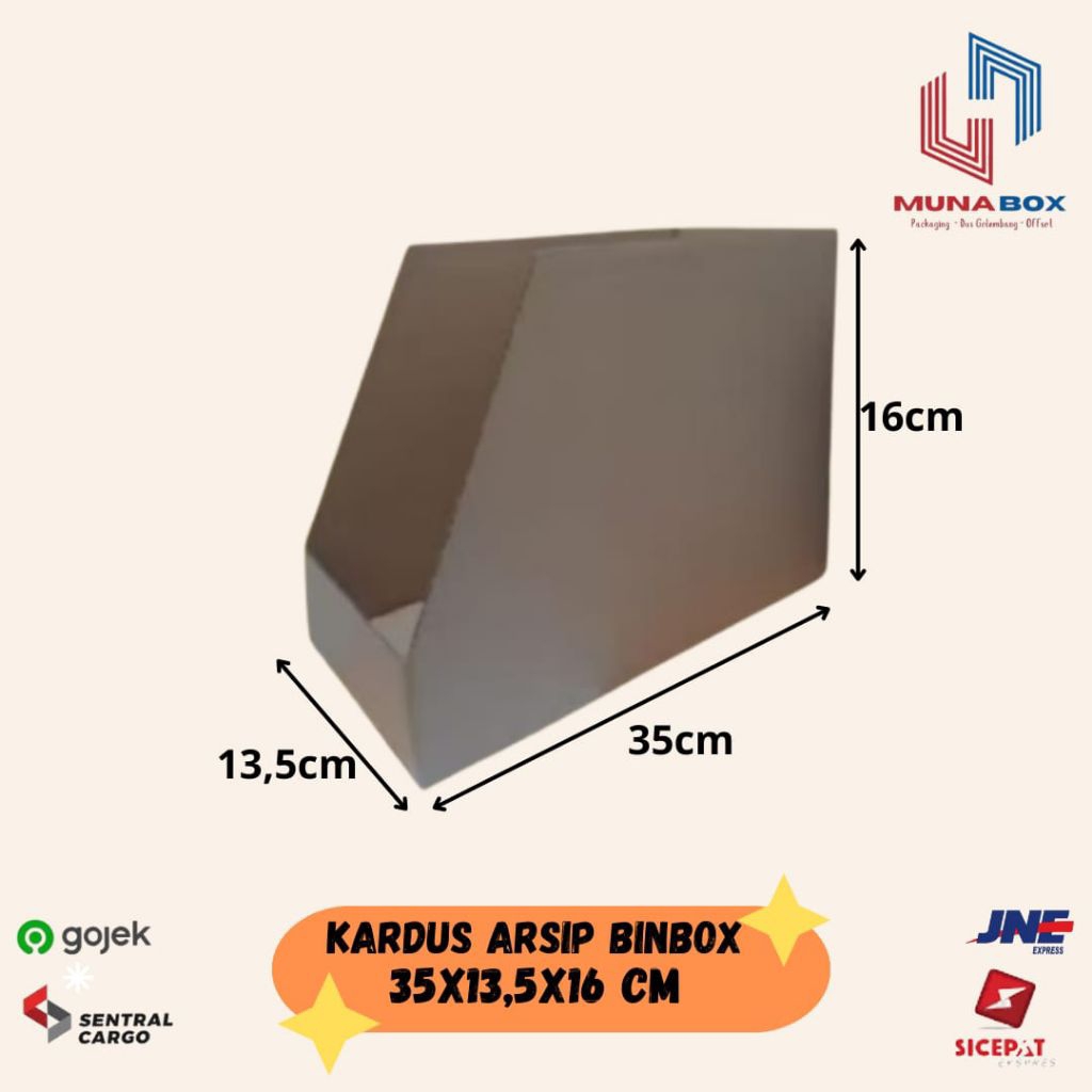 

Kardus Arsip Bin Box 35x13,5x16 cm