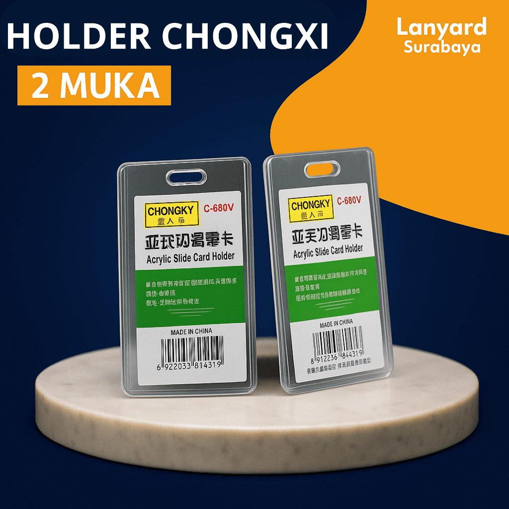 FRAME ID CARD HOLDER AKRILIK MERK CHONGXI FRAME IDCARD