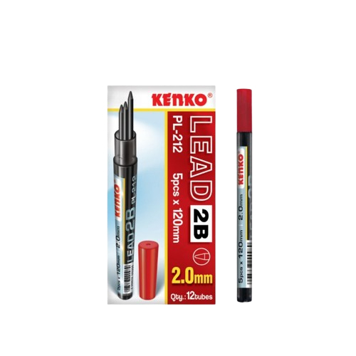 

Isi Pensil Mekanik Kenko Pencil Lead 2B 2.0mm PL-212 / Kenko Pencil Lead 2B 0.7mm PL-07 (Pack)