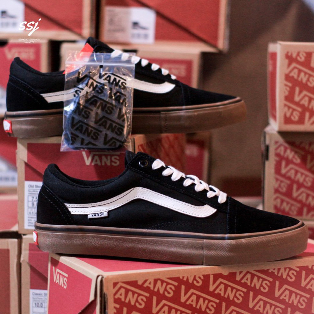 VANS OLD SKOOL PRO BLACK GUM ORIGINAL