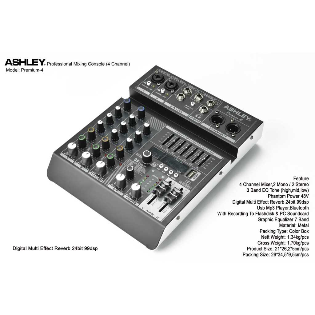 Mixer Ashley Premium4 4Channel