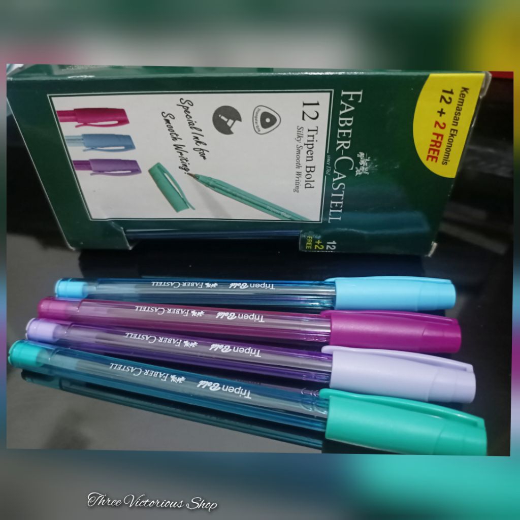 

Original Faber Castell Tripen BOLD bulpen pulpen pena pen 1 pak