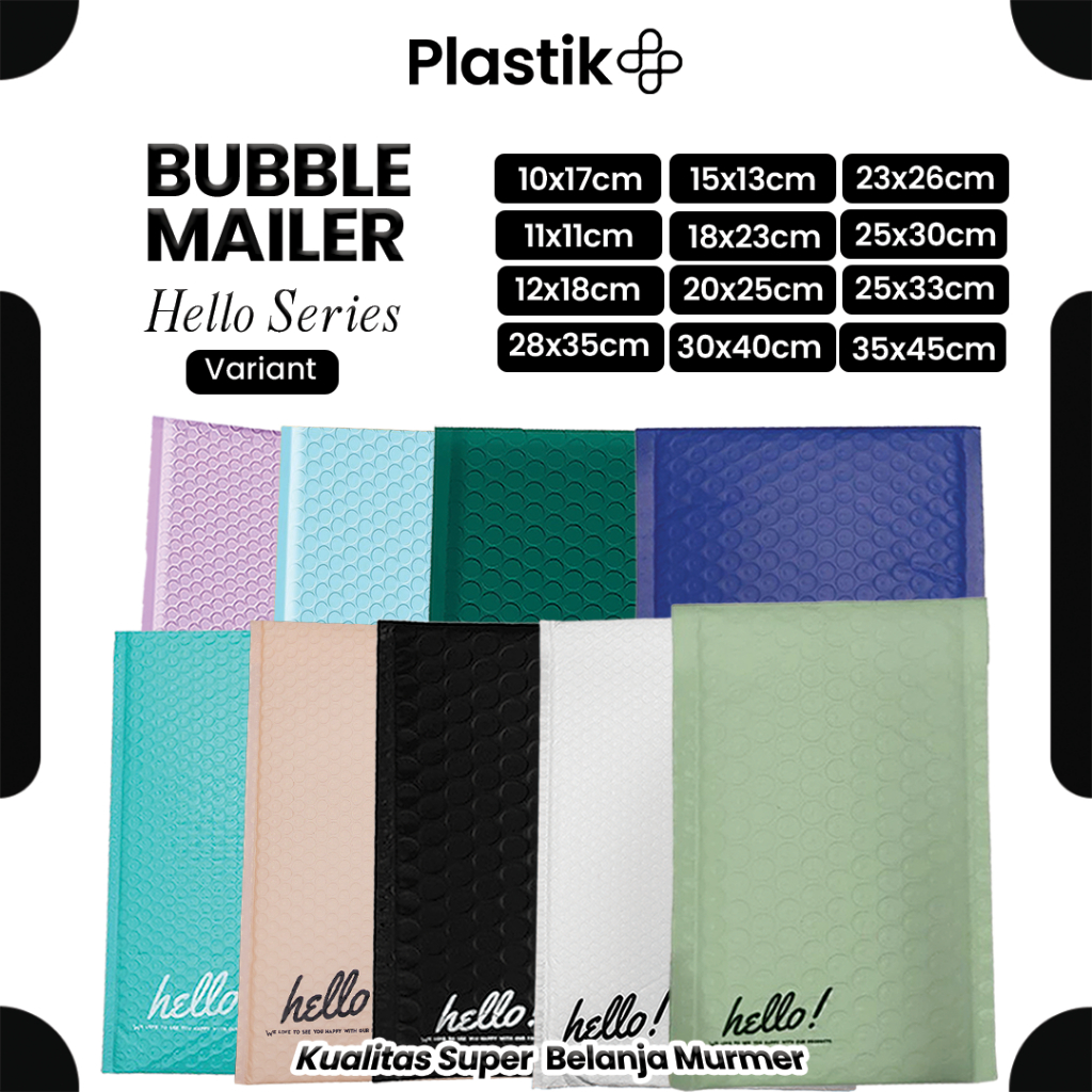 

Amplop Envelope Bubble Buble Mailer Rusfet Premium / Security Bag Mailer Solid Color Harga Satuan