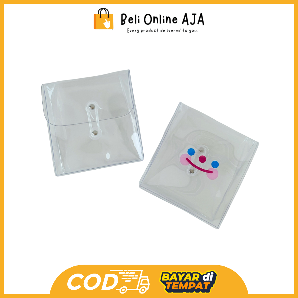 

BOA HL0121 File Bag Transparan Pouch SerbaGuna Bahan Pvc Zipper File Termurah Y1418