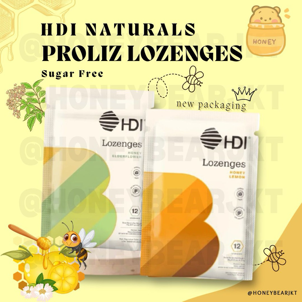 

Permen Madu Proliz Lozenges Honey Lemon Exp 2027 / Honey Elderflower 100% ORIGINAL