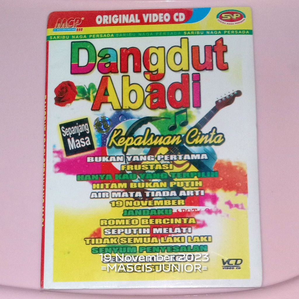 VCD DANGDUT ABADI SEPANJANG MASA ciptaan Leo Waldy Meggy Z . V CD ORIGINAL