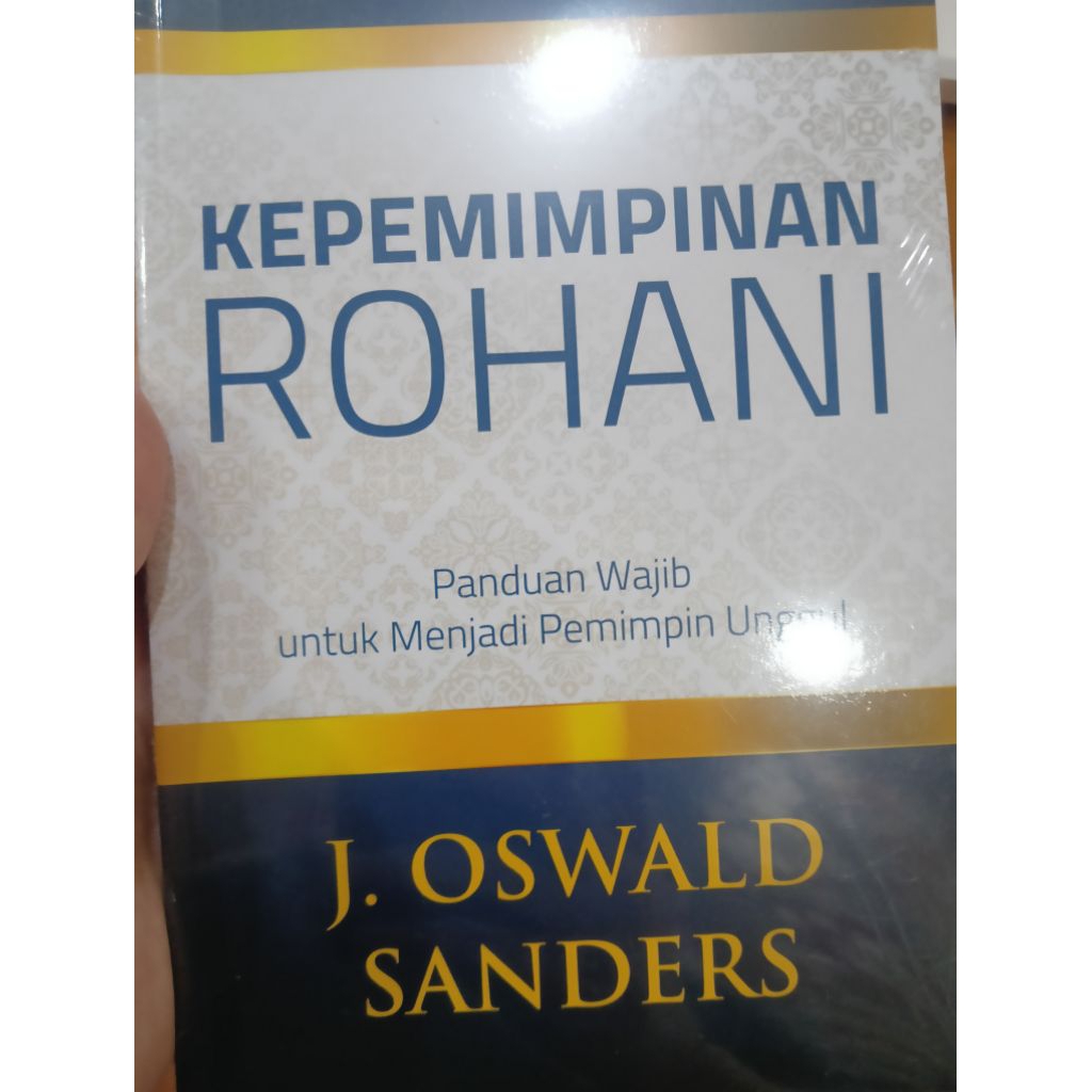 buku kepemimpinan rohani j oswald sanders