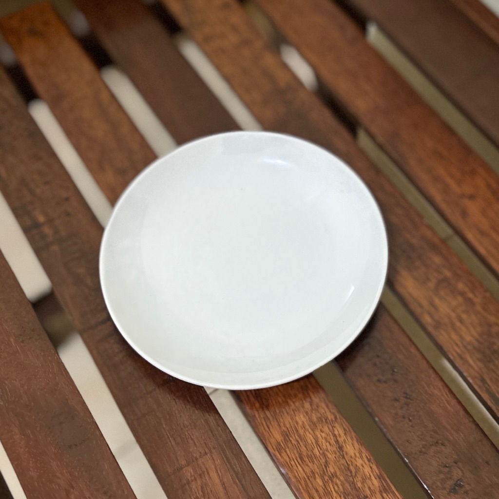 Piring Kecil Putih Keramik