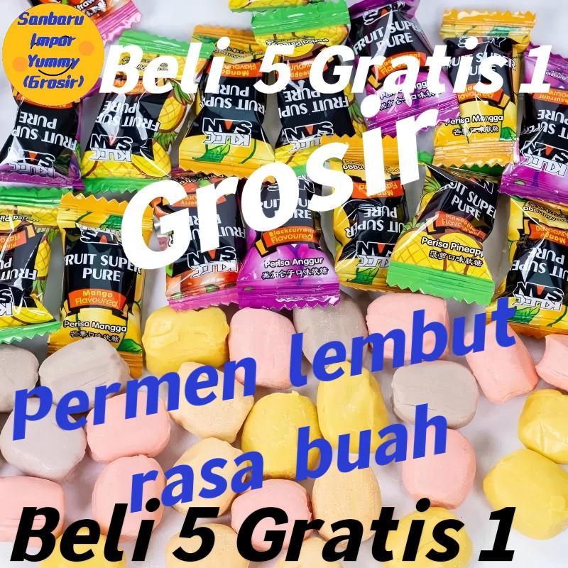 

(Ramadan Wajib Punya) (Grosir)Permen Buah Rasa Malaysia yang Diimpor dari China Permen Buah Terlaris Aneka Rasa Pengiriman Acak(5 Gram / Pcs)