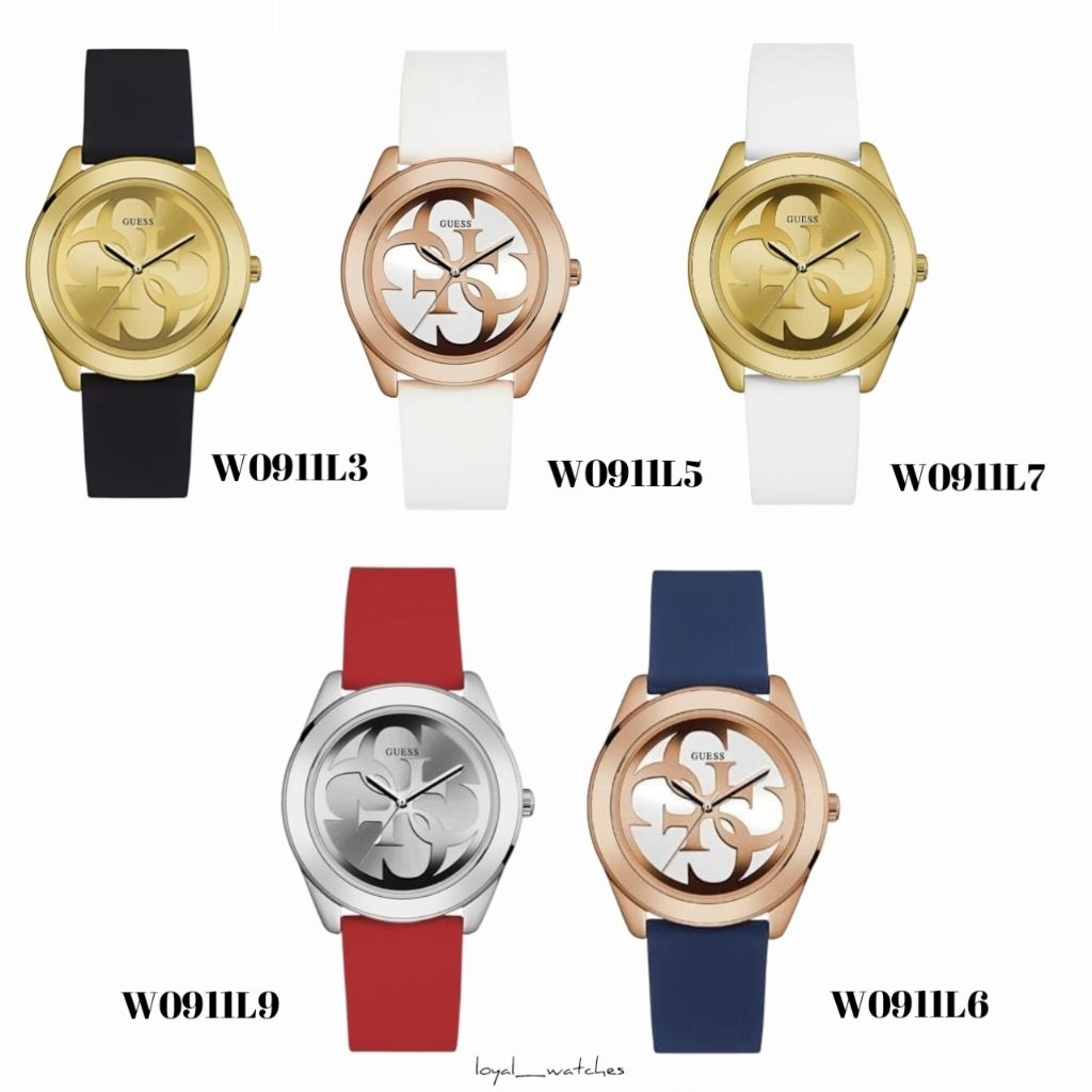 JAM TANGAN WANITA GUESS RUBER W0911L3, W0911L5, W0911L6, W0911L7, W0911L9