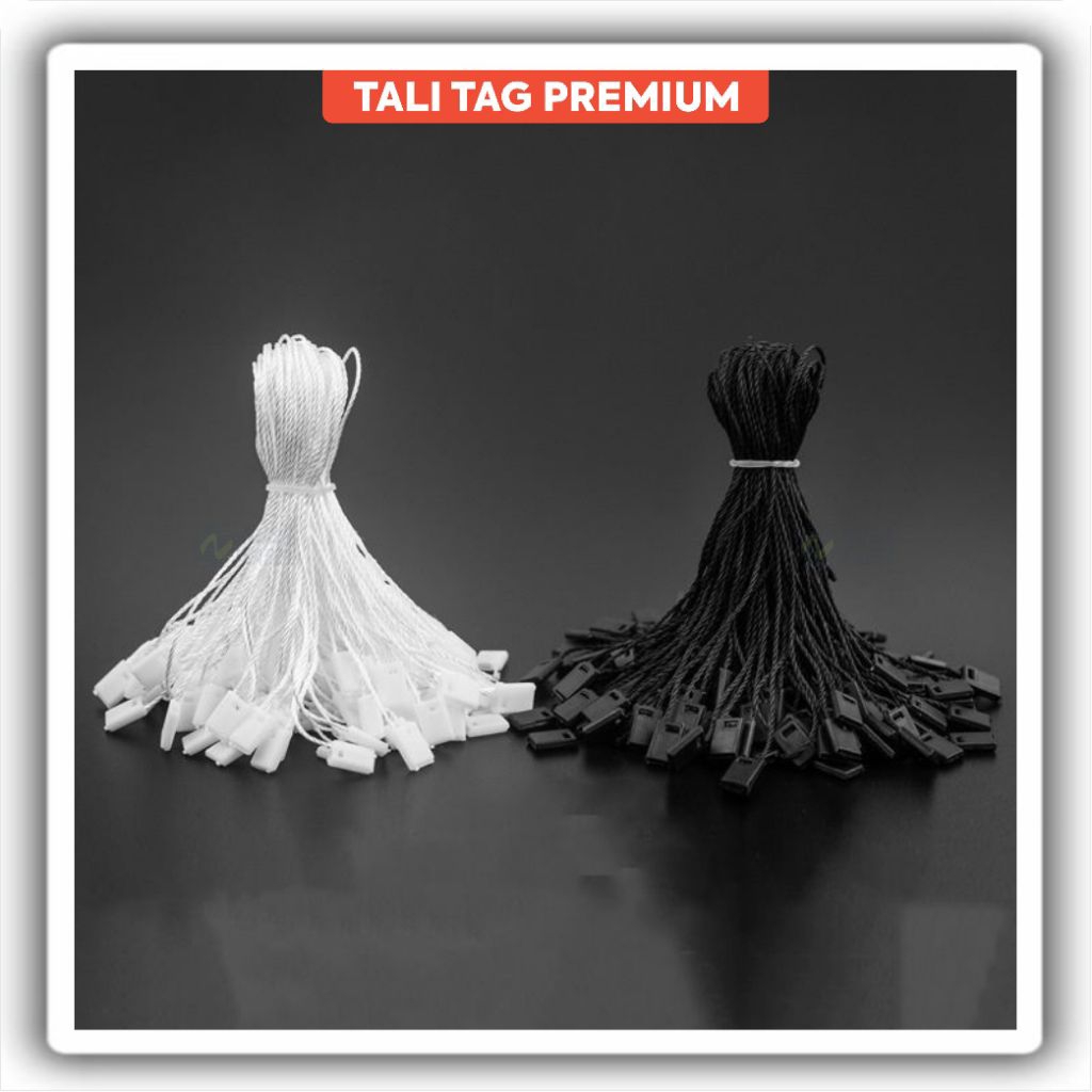 

(500 pcs)Tali hangtag premium/tali tag baju/tali stiring tag