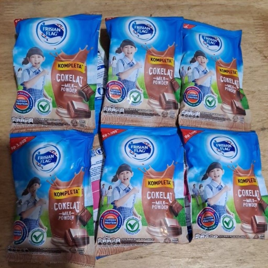 

FRISIAN FLAG KOMPLETA COKLAT MILK POWDER SACHET 35GR (1 PCS )