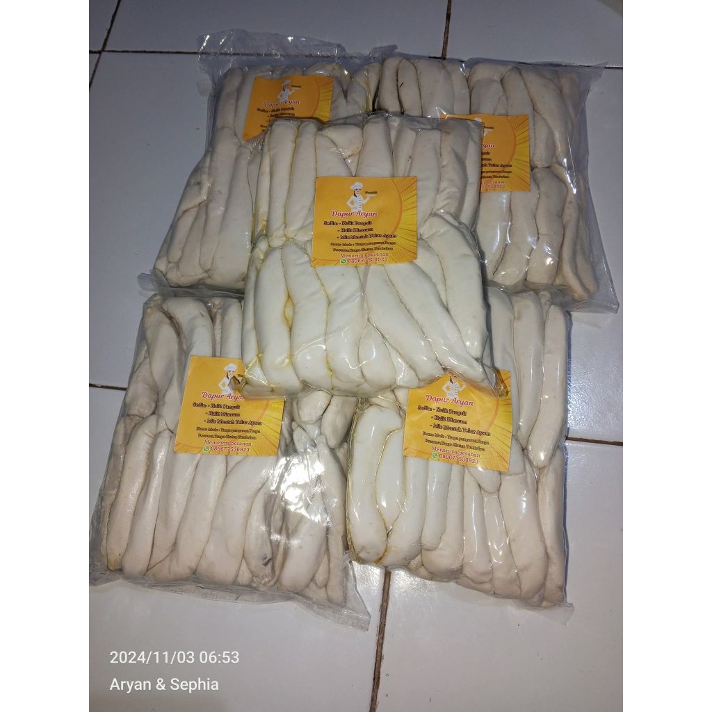 

otak otak Frozen homemade kemasan vacum