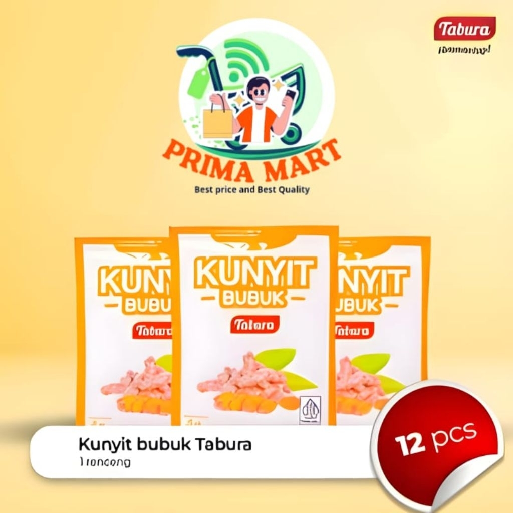 

[ 1 renteng ] Kunyit Bubuk Tabura 4 gram