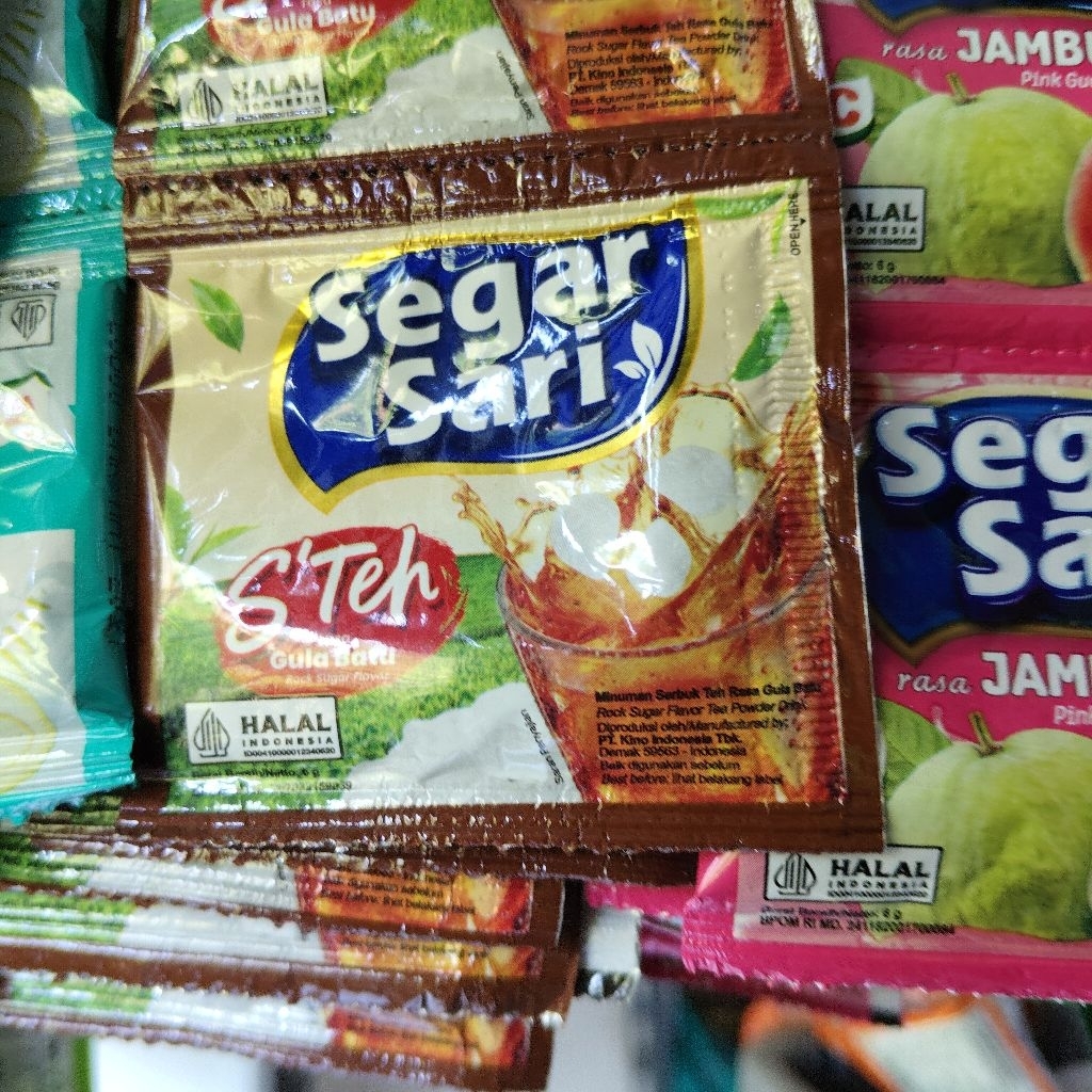 

Segar sari 1 renceng isi 10 sachet