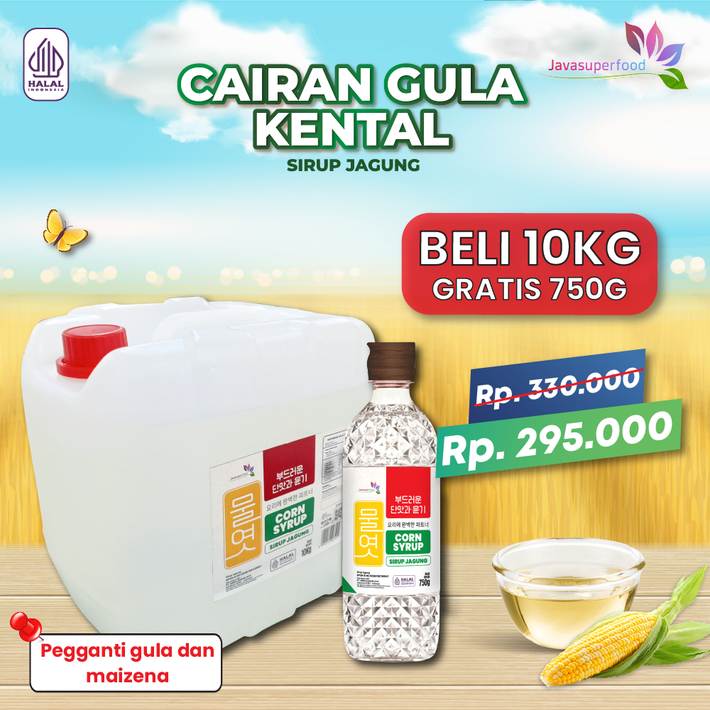 

[HALAL] CORN SYRUP JAVA SUPER FOOD (5KG & 10KG) / SIRUP JAGUNG / PEMANIS JAGUNG / MULYEOT