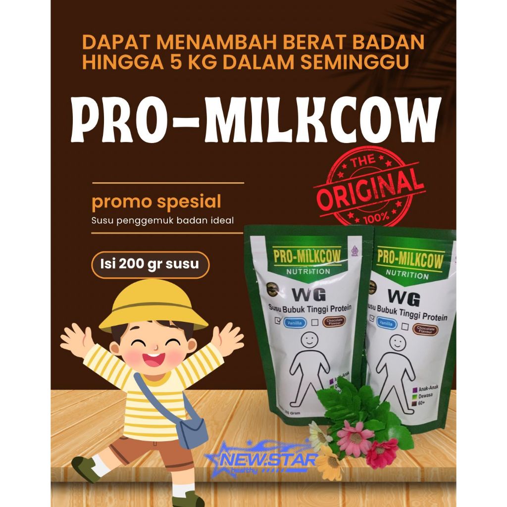 

PENGGEMUK BADAN PROMILKCOW WG ANAK NUTRITION SUPPLEMENT Pengemuk Badan Penambah nafsu makan appeton/ Obat Gemuk Sehat / Suplemen