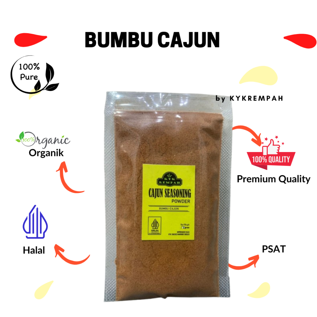 

Cajun Seasoning / Bumbu Cajun Murni