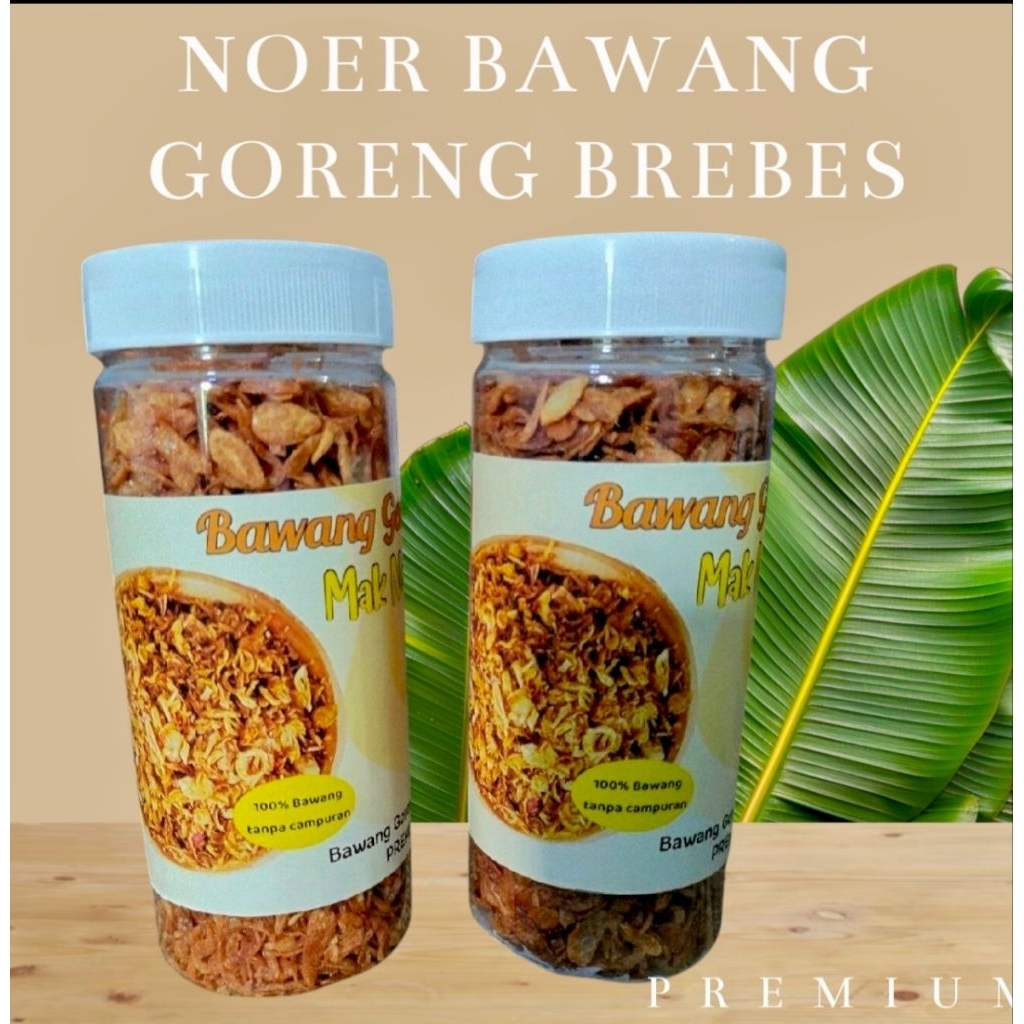 

BAWANG MERAH Goreng [Premium] isi 2 Pcs Toples ukuran 200ml - Tanpa campuran Tepung