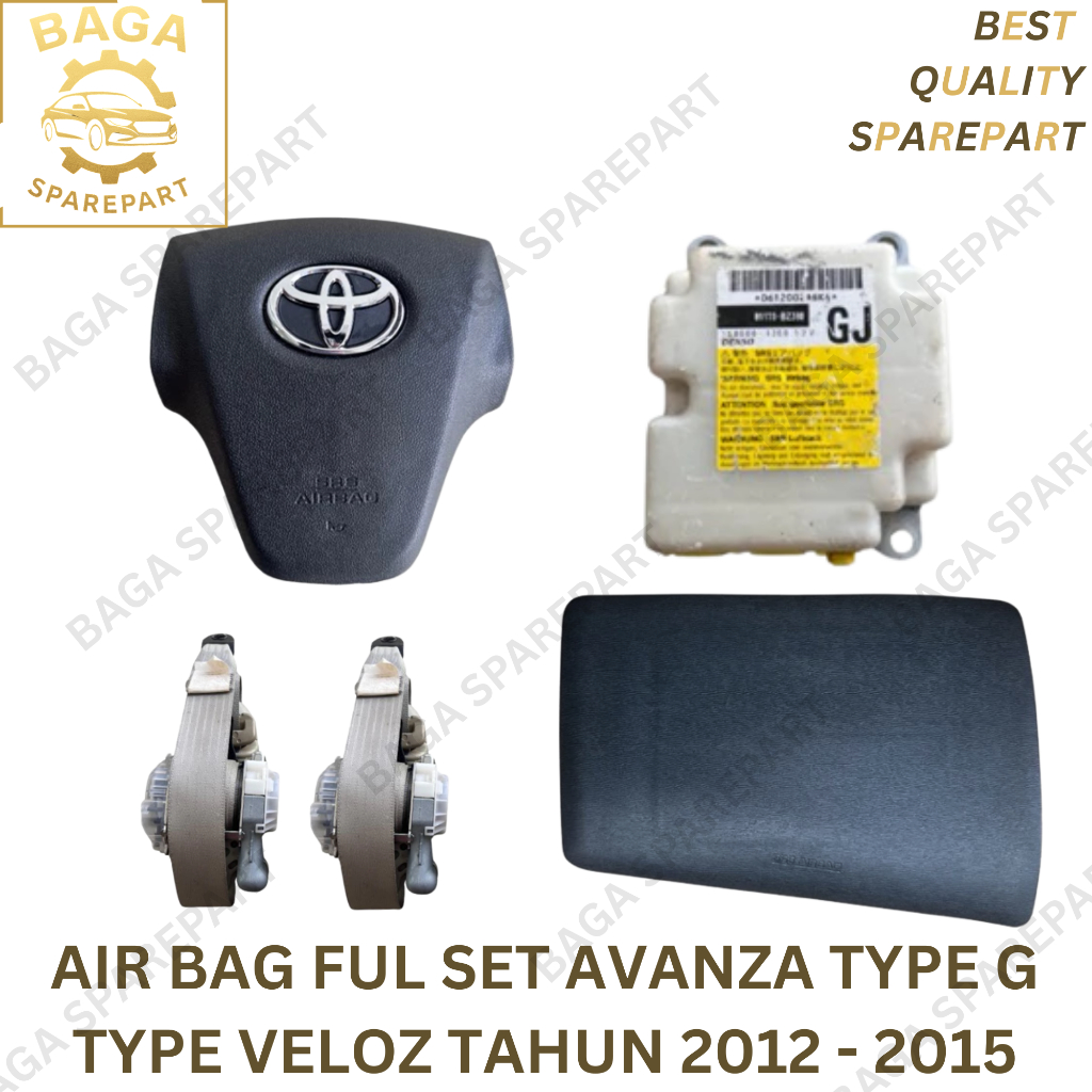 AIR BAG FULL SET AVANZA TYPE G VELOZ TAHUN 2012 - 2015
