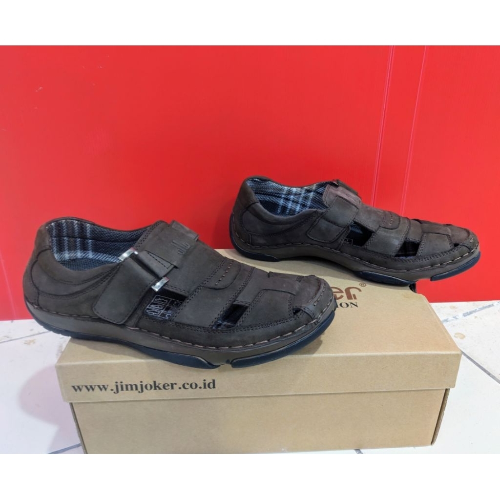 Sepatu Sandal Slop Original Jim Joker Kulit