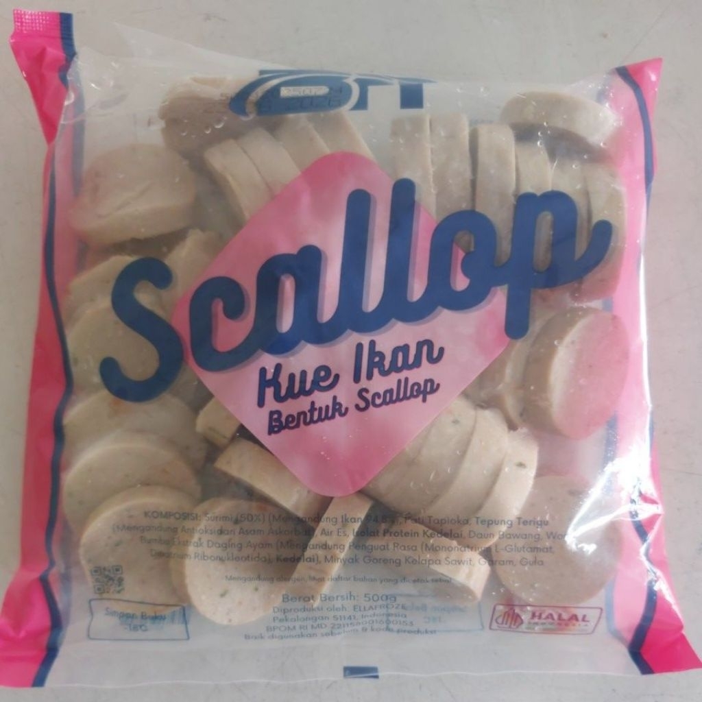 

BFI Scallop Ikan Scalop 500gr