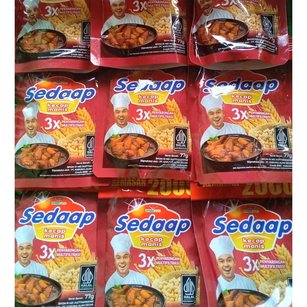 

kecap sedap pouch 77 gram sedaap