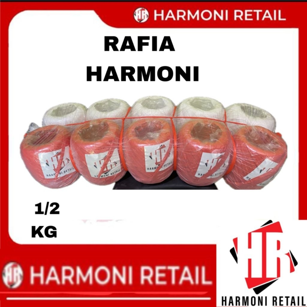 

TALI RAFIA 0,5KG MERAH PUTIH