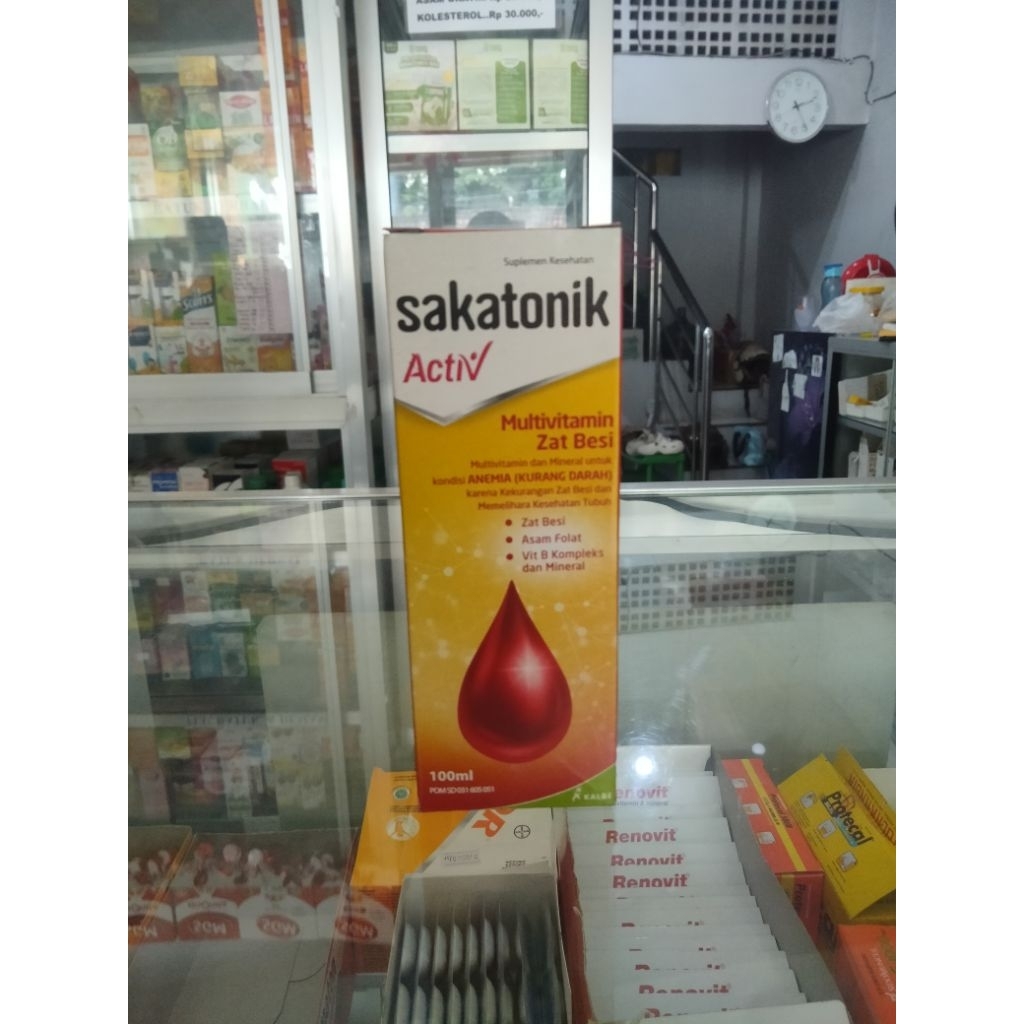 Sakatonik Activ (multivitamin dan zat besi)
