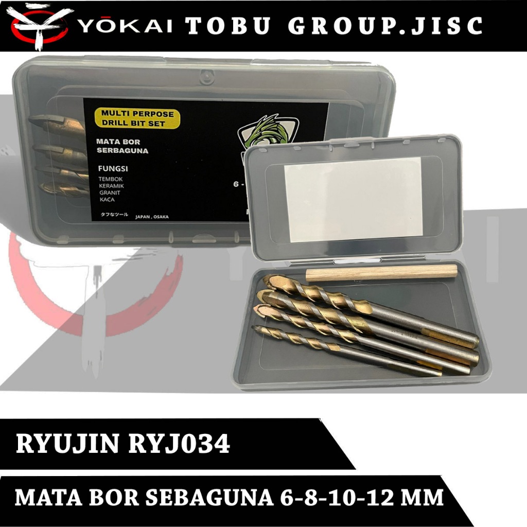 RYUJIN Mata  Bor Listrik Tangan Model Putar Multifungsi Mata Bor Serbaguna HSS