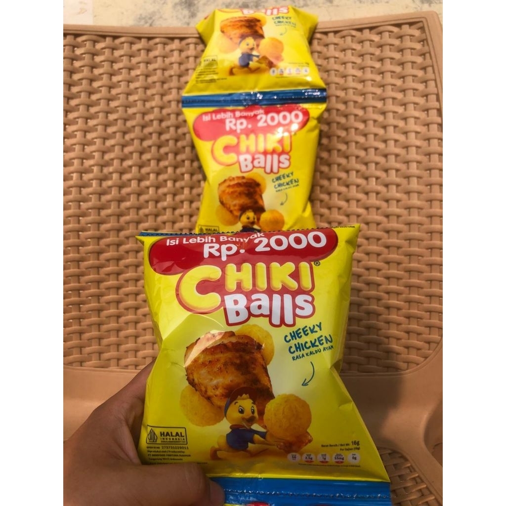

Chiki Balls Cokelat/Keju/ayam 1renceng