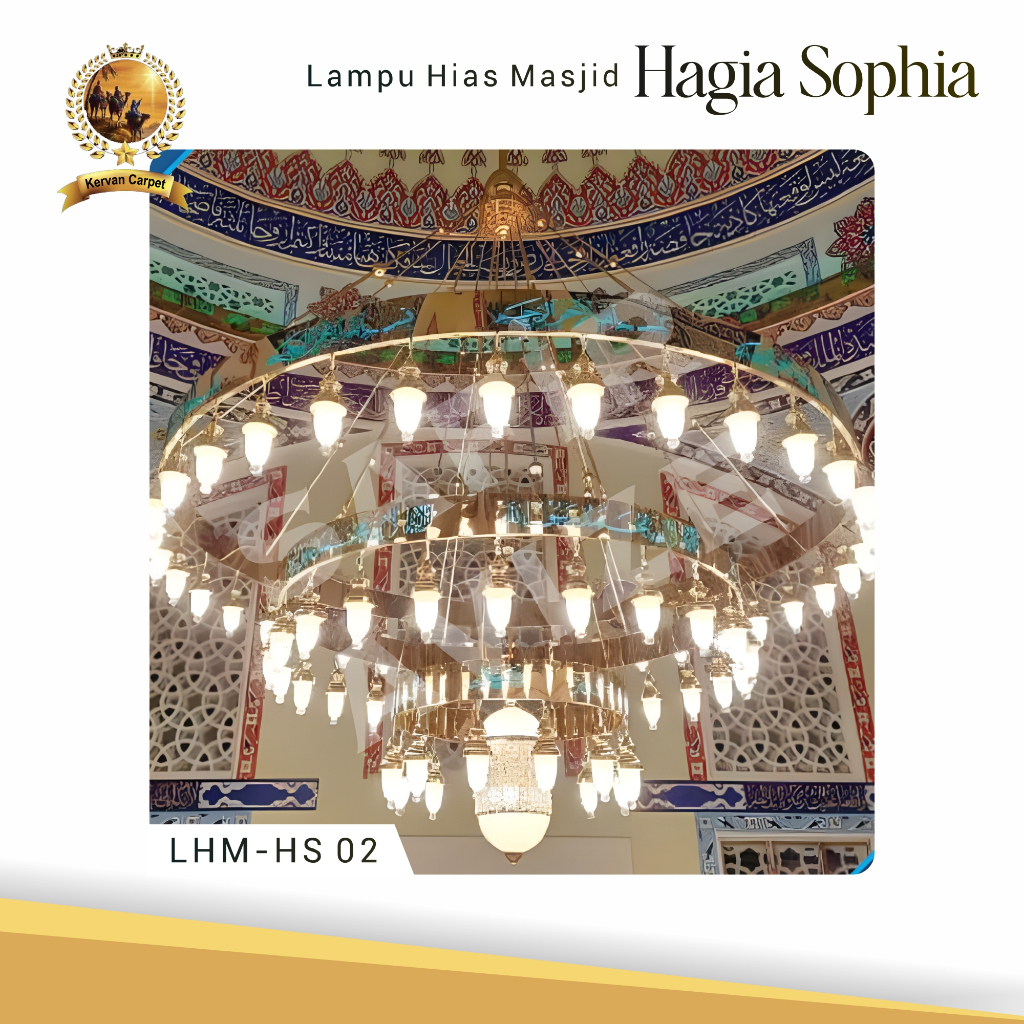 Lampu Gantung LED Untuk Hiasan Masjid