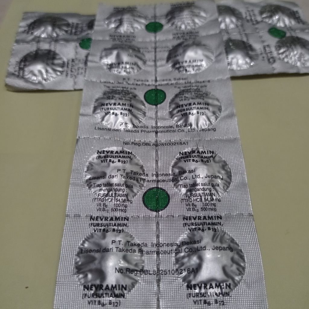 Nevramin Vit B6 & Vit B12 10 tablet