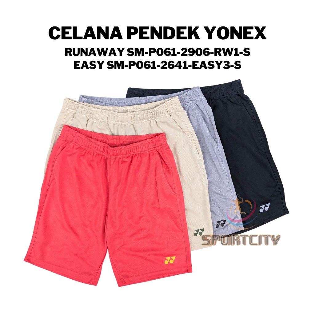 Celana Pendek Bulutangkis YONEX RUNAWAY / EASY Short Pants Badminton Original