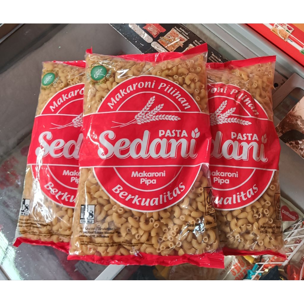 

Sedani Makaroni Rebus Bentuk Spiral Dan Bentuk Pipa 1000grm Zabir Frozen Food