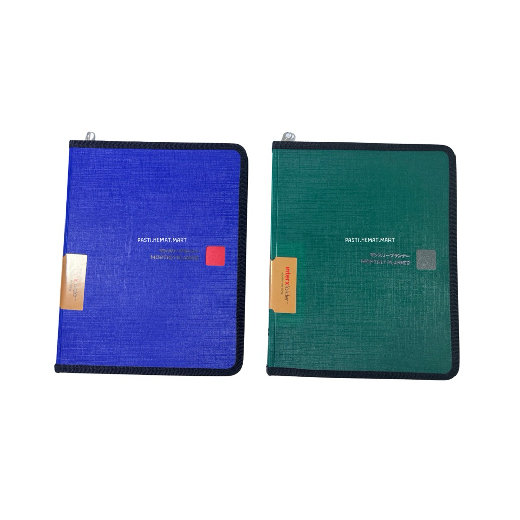 

Zipper Binder Note InterXfolder | Agenda Planner Notebook A5 Zipper Linen 100 Lembar