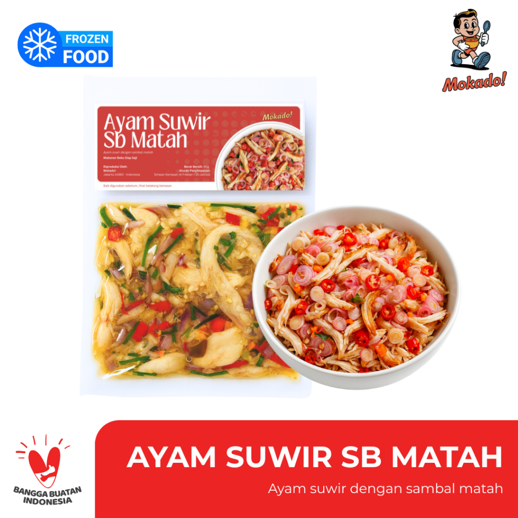 

Mokado Ayam Suwir Sambal Matah 90gr