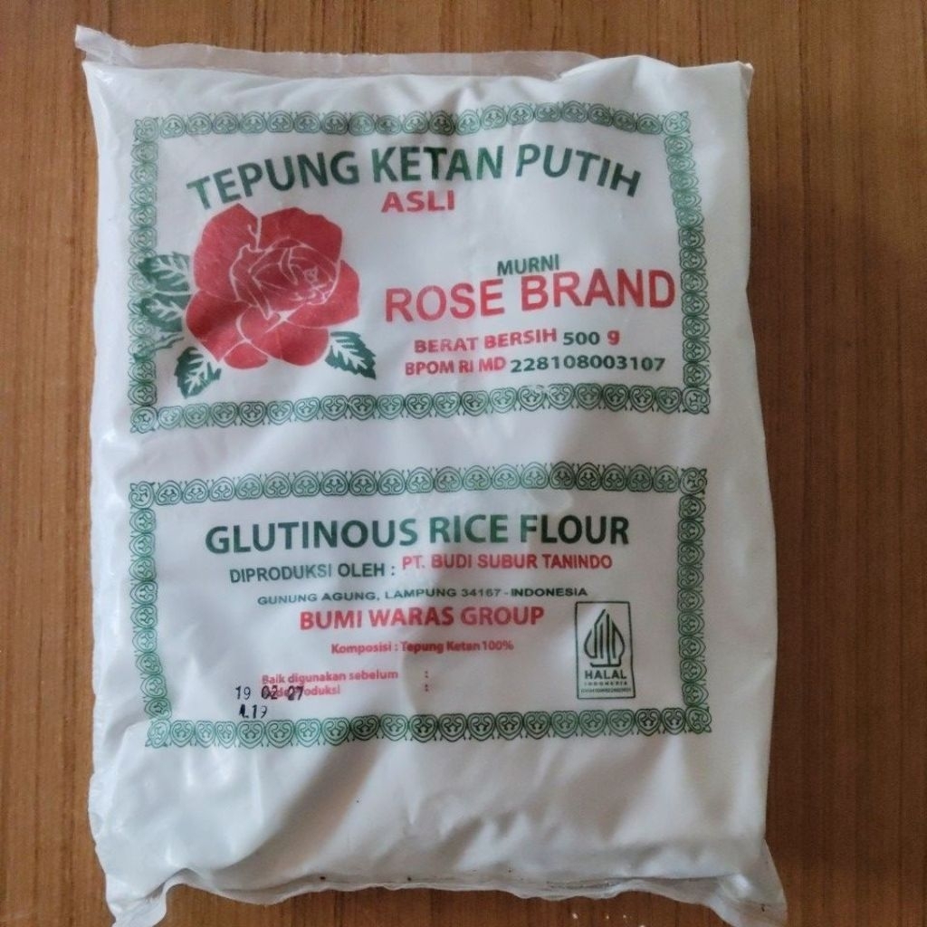 

Tepung beras ketan putih rose brand 500gr