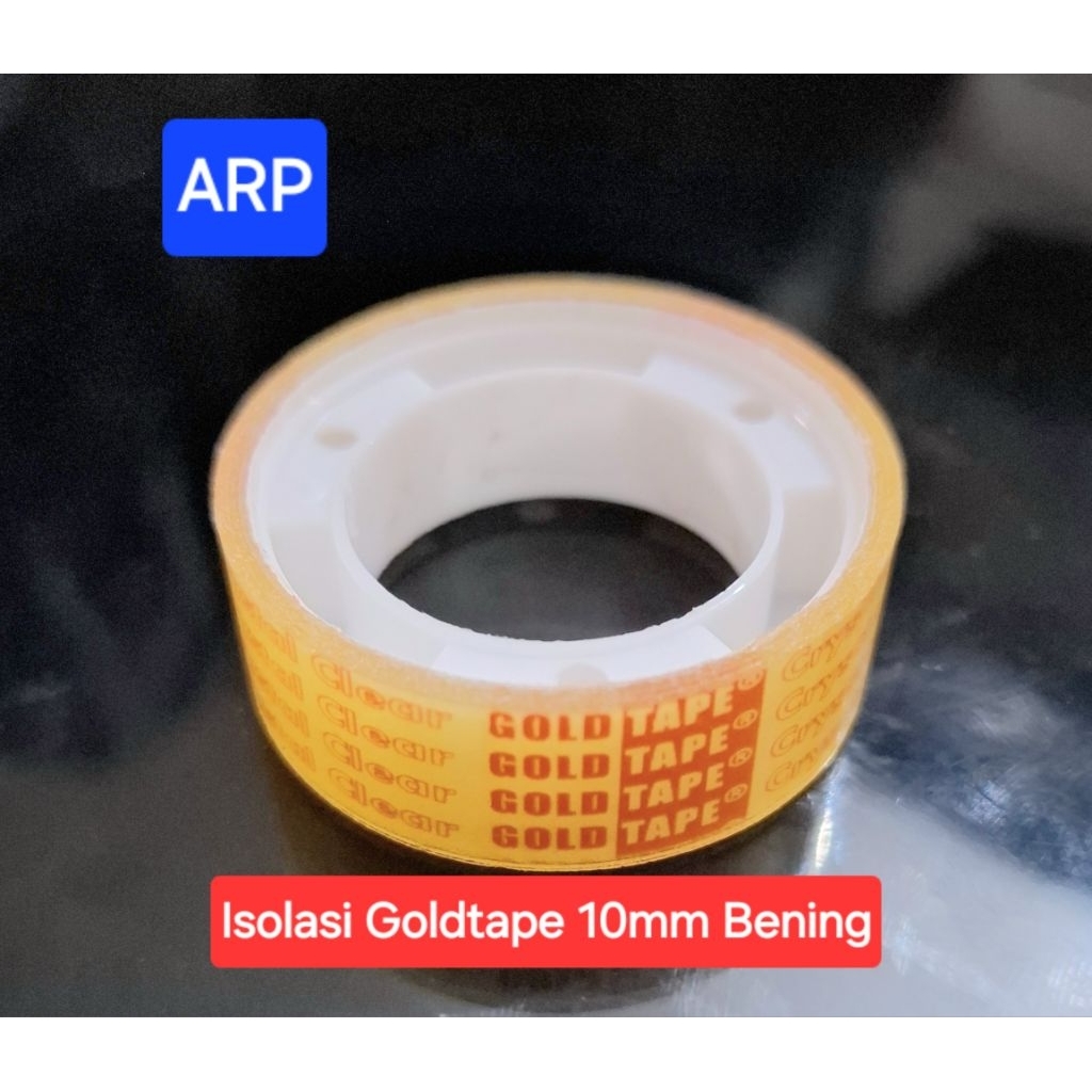 

isolasi goldtape bening 10mm