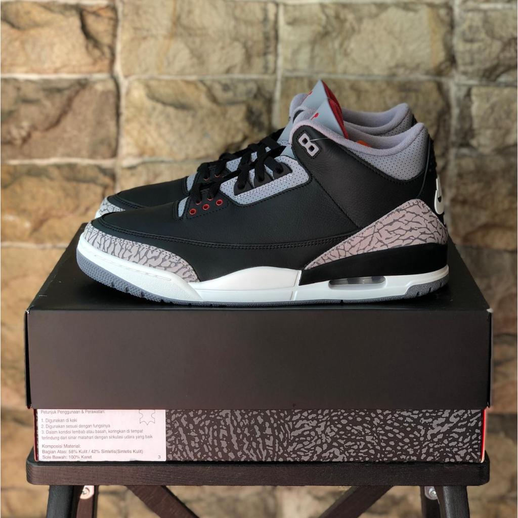Air Jordan 3 Retro OG Black Cement (2024) [BARU]