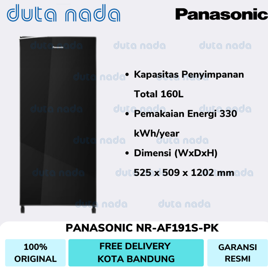 PANASONIC KULKAS 1 PINTU NRAF191SPK / NR-AF191S-PK