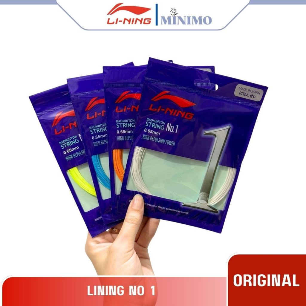 Senar Raket Badminton Lining No 1 Original 100%