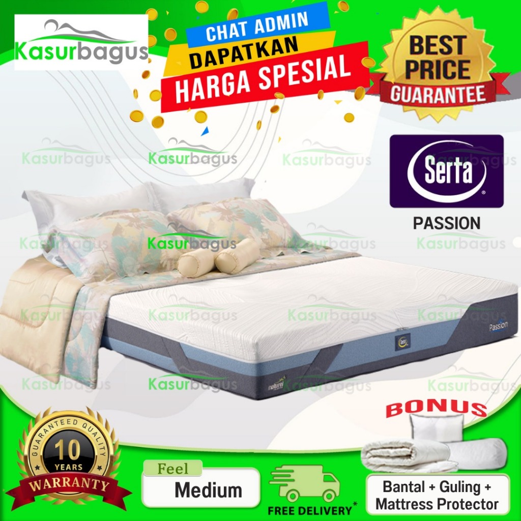 Serta Kasur Springbed New Passion - Kasur Saja 180x200