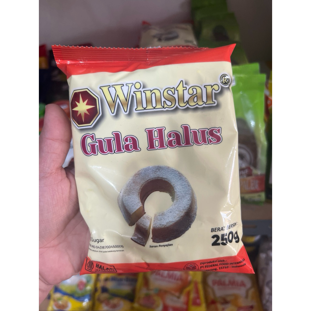

Gula halus merek WINSTAR berat 250g