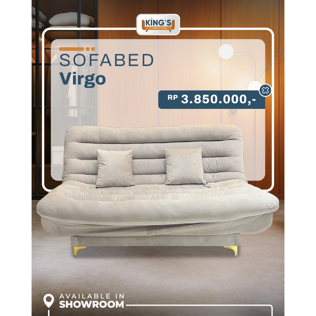 KINGS FURNITURE PONTIANAK SOFABED VIRGO- SOFA 2IN1- SOFABED 2IN1
