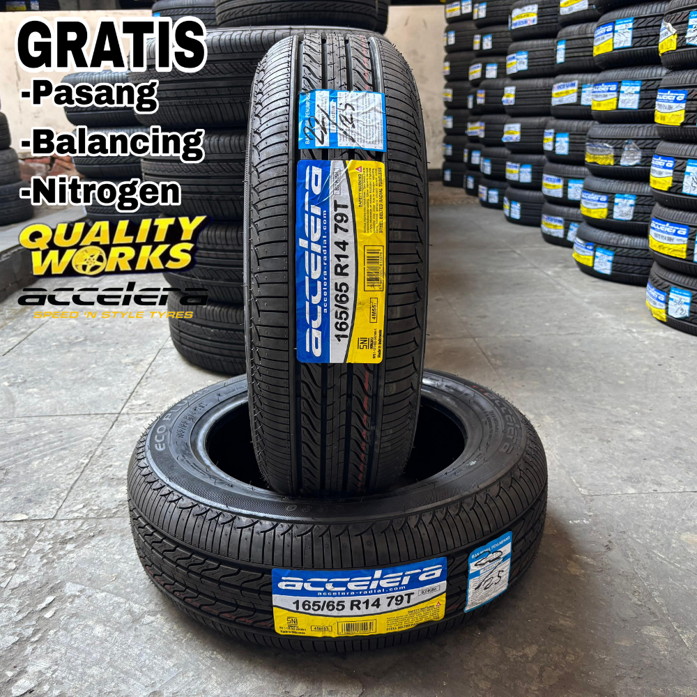 BAN MOBIL HYUNDAI ATOZ 165 65 R14 ACCELERA ECOPLUSH 165/65 RING 14 TUBLLES