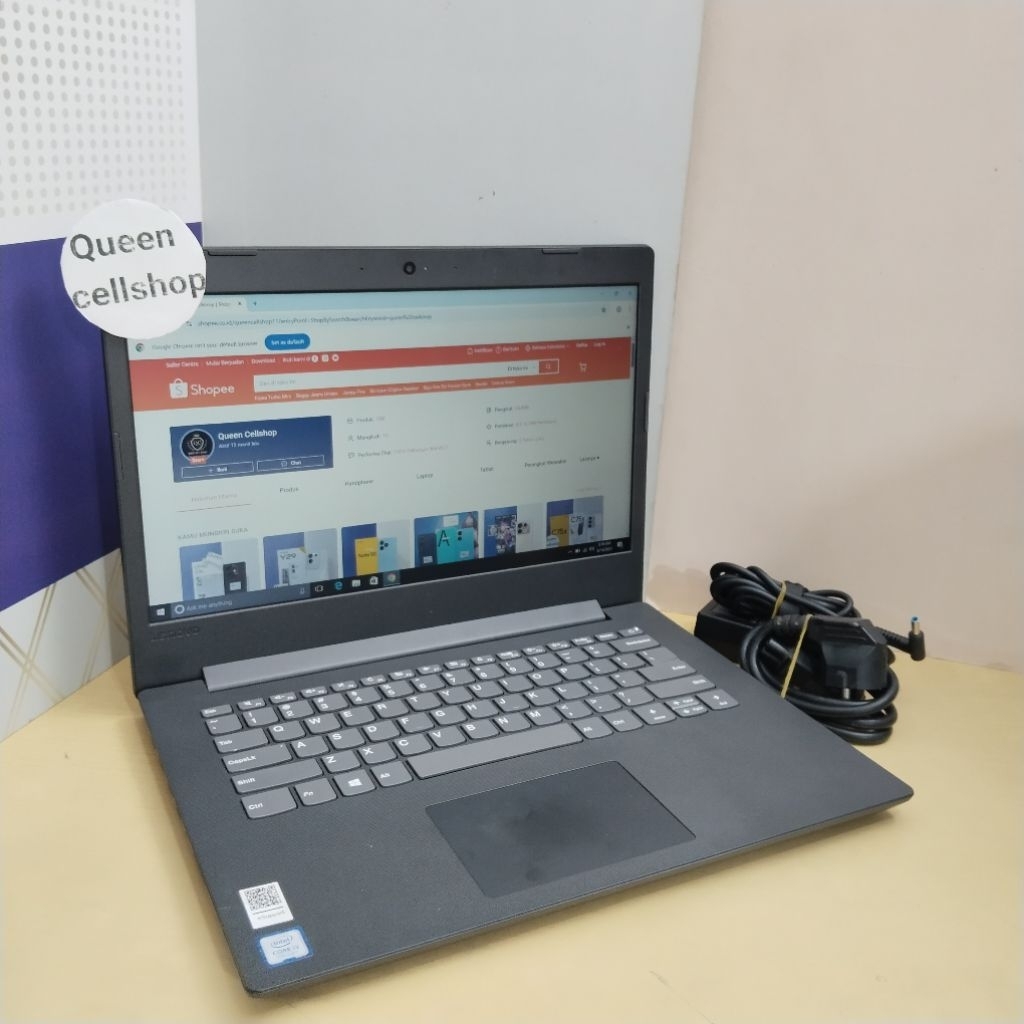 LAPTOP LENOVO 81H6 CORE i3 7020U 4GB 14INCH SECOND MULUS BERGARANSI